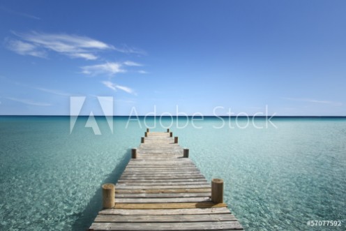 Picture of Passerelle en Bois sur ma Mer